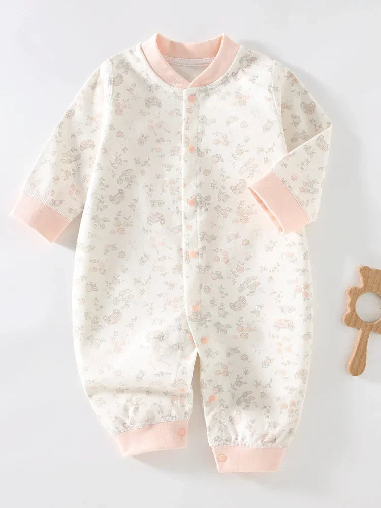 Body bébé en coton – couleur unie, manches longues
