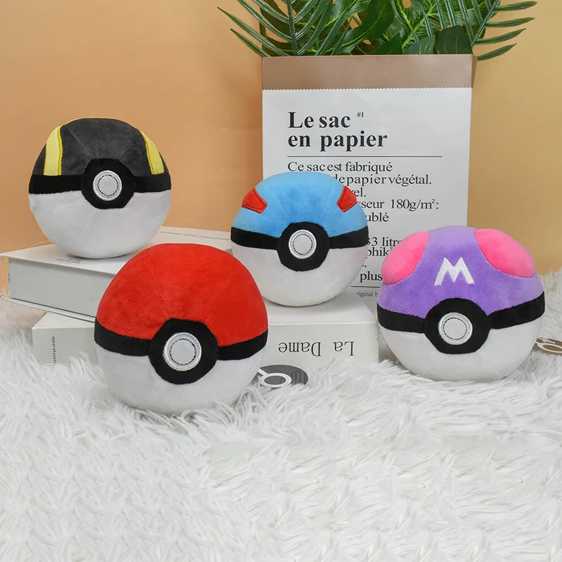Peluches Poké Ball à collectionner – Master Ball, Super Ball et plus