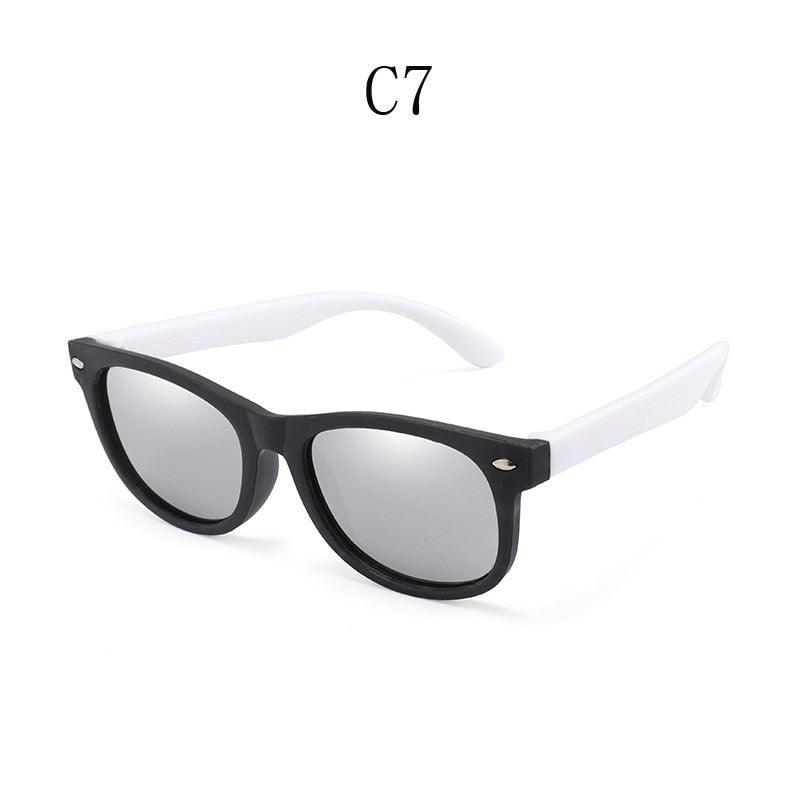 Lunettes de soleil bicolore polarisées pour enfants