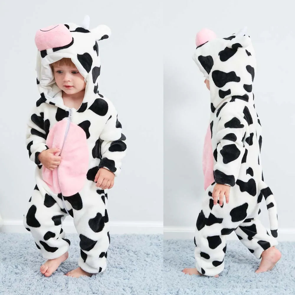 Pyjama de dessin animé dinosaure pour bébé, grenouillères pour tout-petits, olympiques de batterie de nuit, vêtements de nuit, vêtements de nuit, garçons, filles, 0 à 4 ans, hiver