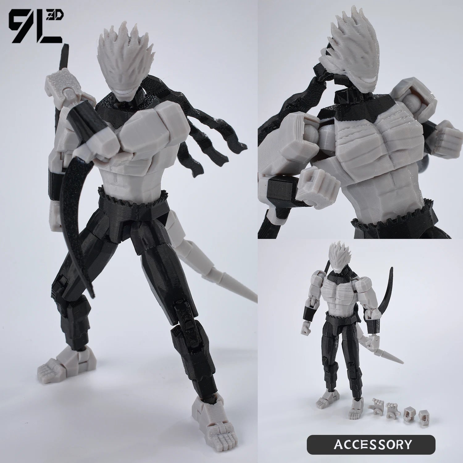 Figurines articulées Jujutsu Kaisen Titan13 (14 cm) – Gojo, Sukuna, Megumi et plus