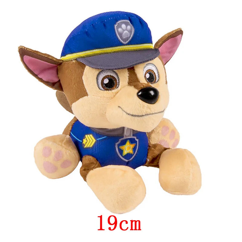 Peluche Pat'Patrouille 19 cm – Chase, Marcus, Stella, Everest et plus