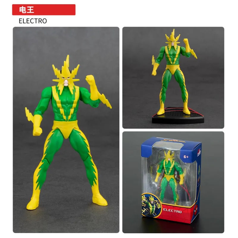 Figurines Spider-Man Marvel à collectionner (10 cm) – Venom, Miles Morales, Green Goblin et plus