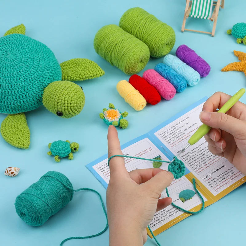 TURTLE MEMORY - Crocheted turtle memory game to make