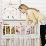 Mobile musical pour lit de bébé en bois, hochets en feutre doux, animaux de dessin animé, boîte à musique pour nouveau-né, jouet suspendu, support de lit, cadeaux pour bébé