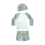 Maillot de bain et bonnet pour bébé