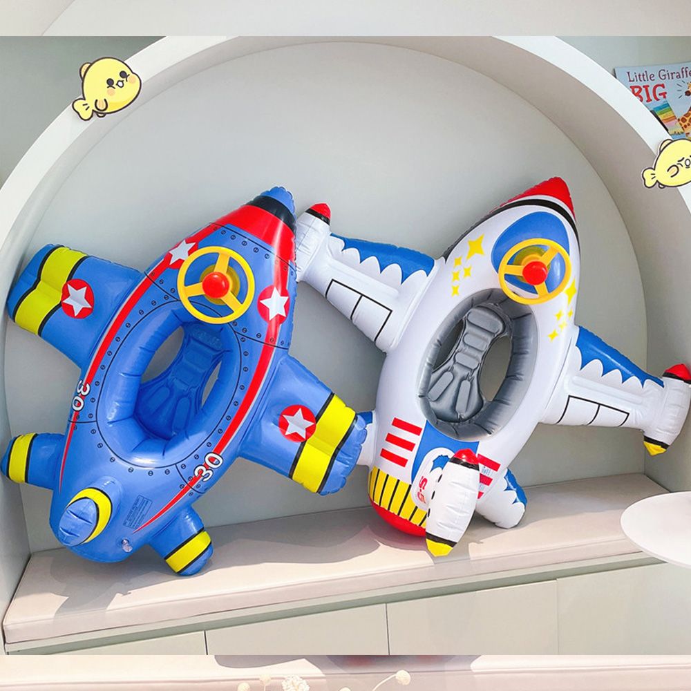 Bouee bebe Gonflable en Forme d’Avion