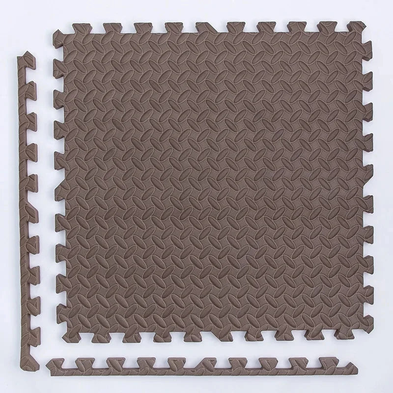 Carreaux de sol en mousse EVA à emboîtement pour salle de sport à domicile, polymère de fitness, puzzle antidérapant, équipement de gym, enfants, 4-20 pièces