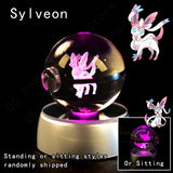 Boule de Cristal Pokémon 3D — Veilleuse LED Pokéball Lumineuse