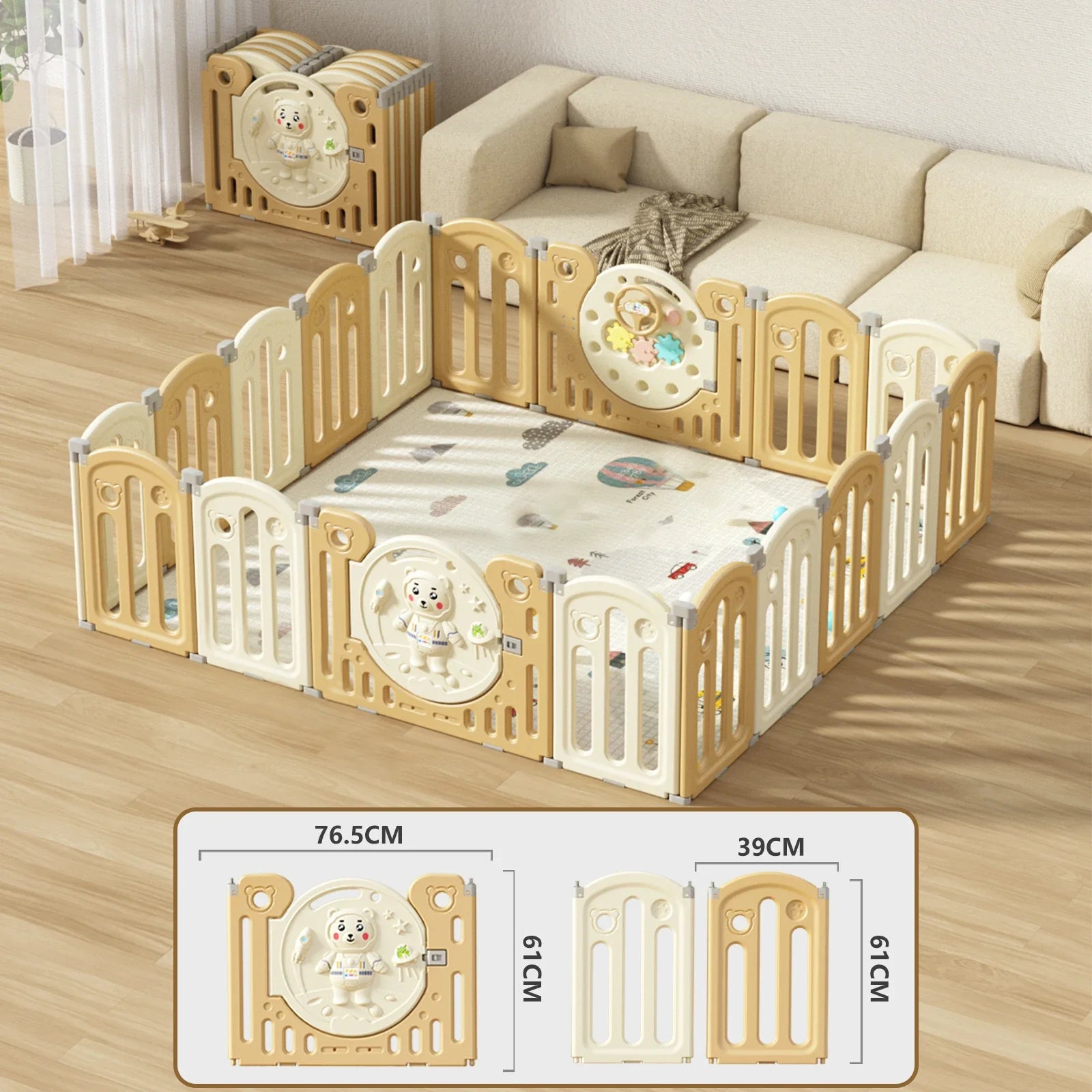 Modular Baby Playpen