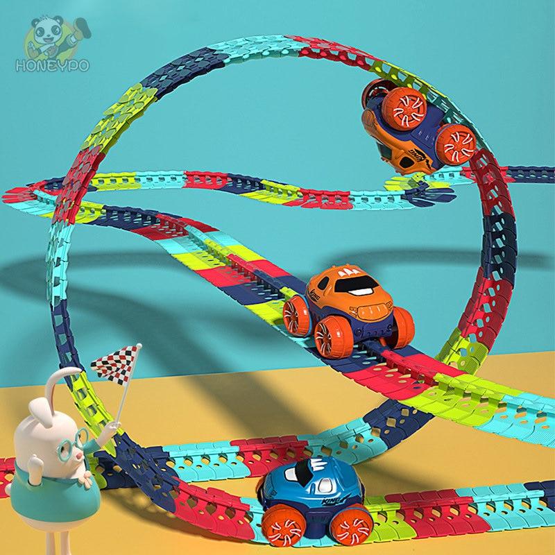 Pista per auto magnetica e flessibile speciale Looping - Pista MagFlex Looping ™