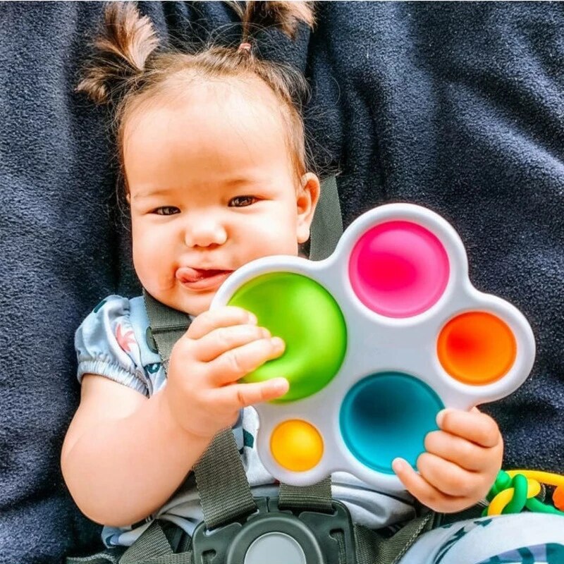 Giocattolo Sensoriale Montessori Push Pop