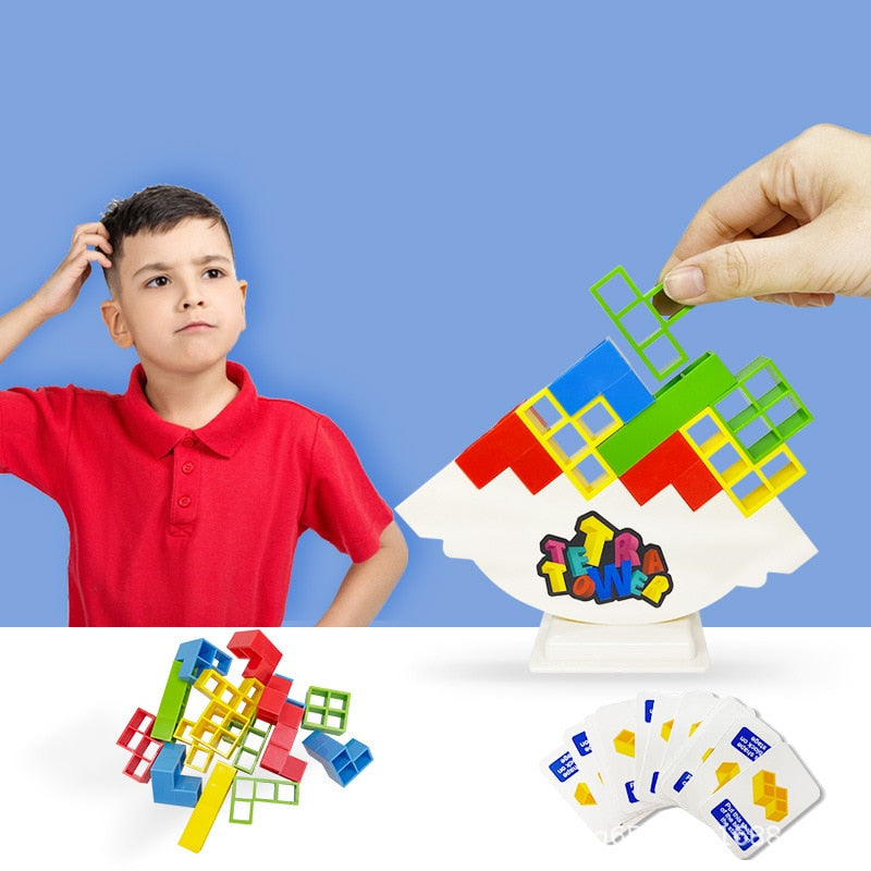 Giocattolo Rompicapo Torre Tetris per Bambini