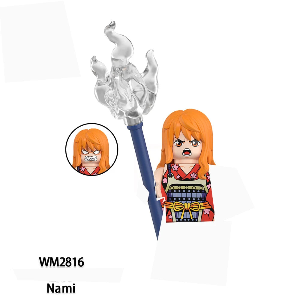 Mini-figurines One Piece à collectionner (4,5 cm) – nombreux personnages au choix