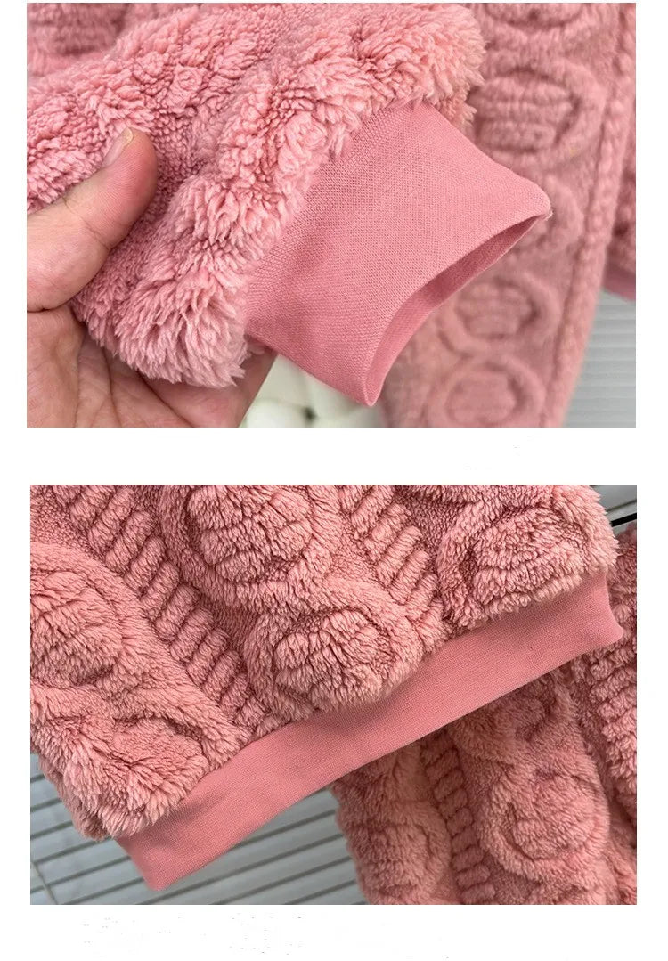 Pyjama bébé en flanelle – style coréen, thermique et doux