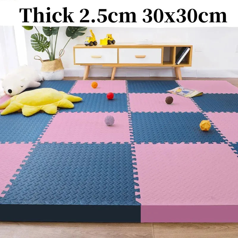Tatame Gym pour bébés Tapis de jeu Tapis d'activités pour bébé Tapis de jeu 6 pièces Tapis de salle de jeu Tapis de jeu Tapis de bruit de sol Tapis de puzzle