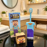 Brosse à dents Minecraft transformable – poils doux