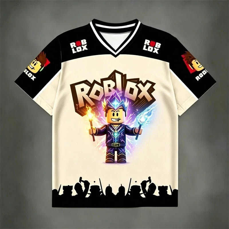 T-shirt en coton à motif graphique pour enfant