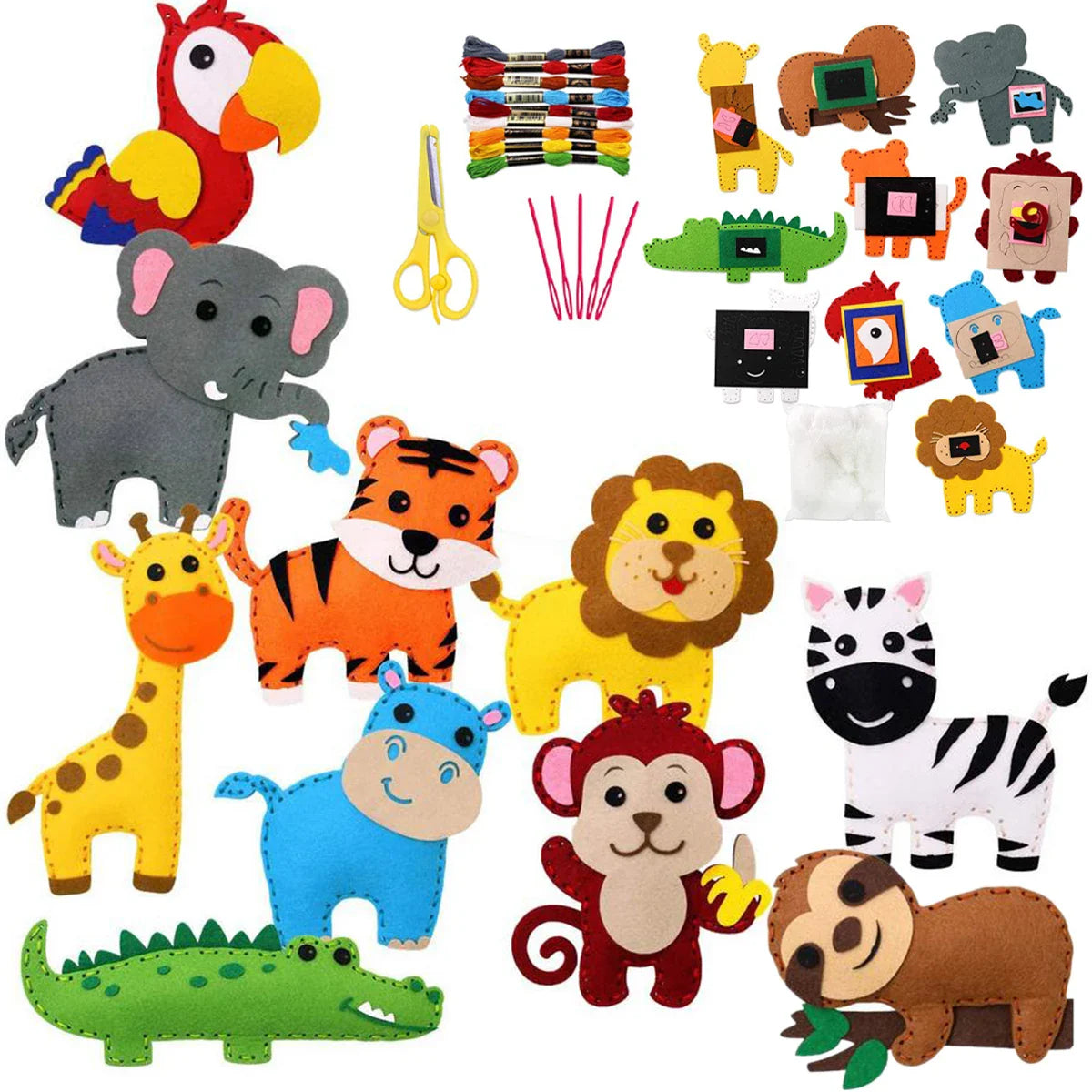Kit de couture enfant éducatif Animaux - Magicouture™