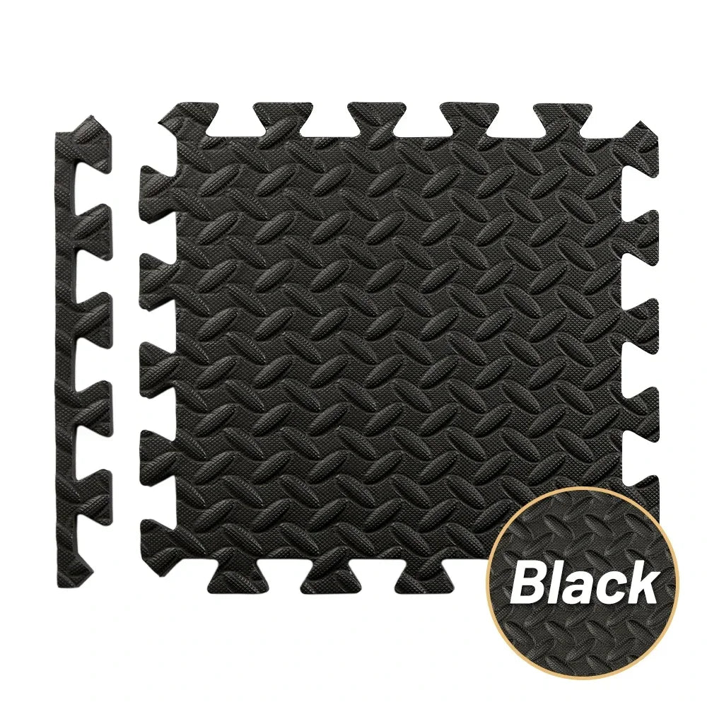 Carreaux de sol en mousse EVA à emboîtement pour salle de sport à domicile, polymère de fitness, puzzle antidérapant, équipement de gym, enfants, 4-20 pièces