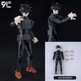Figurines articulées Jujutsu Kaisen Titan13 (14 cm) – Gojo, Sukuna, Megumi et plus