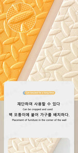 Tapis de jeu antidérapant pour bébé rampant, 8 pièces/2.5cm d'épaisseur, tapis de gymnastique insonorisé pour chambre d'enfant et tapis de Puzzle écologique