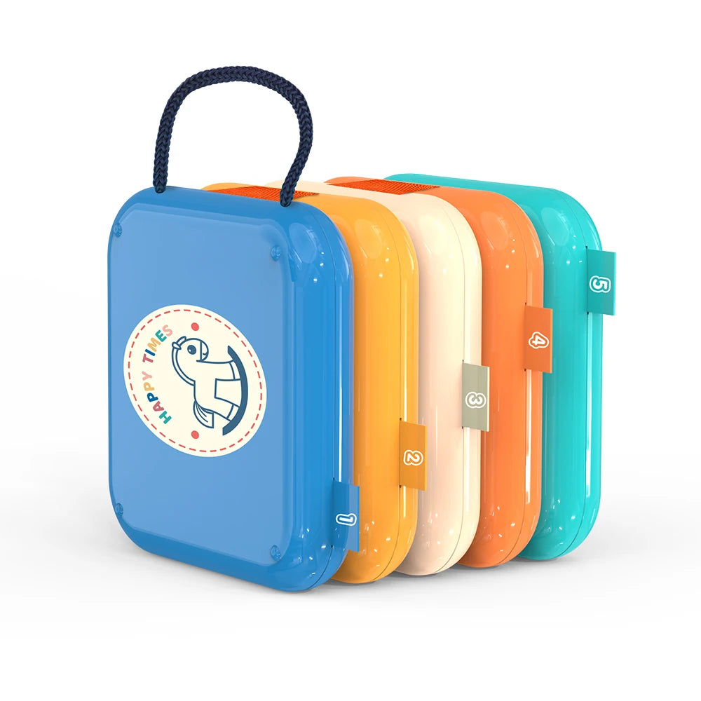Cube d'activité Montessori – busy board pliable pour bébé