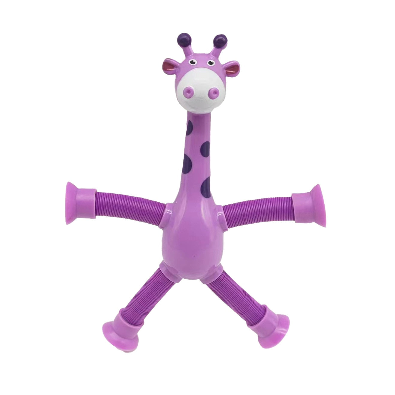 Confezione da 4 giraffe telescopiche a ventosa