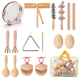 Strumenti musicali per bambini - Kit di 10 strumenti + 1 borsa *PurSon*
