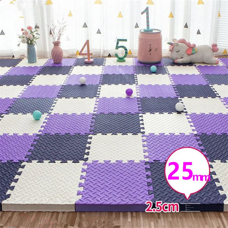 8 pièces Tatame gymnases et tapis de jeu bébé tapis de sol sol bruit Tatamis pour bébés tapis insonorisant tapis de Puzzle bébé jouer tapis de gymnastique