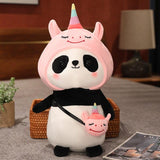 Panda di peluche travestito per neonato