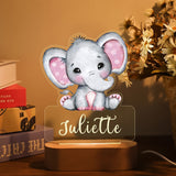 Personalized Baby Night Light with Adorable Animal Designs
