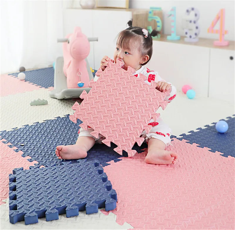 8 pièces Tatame gymnases et tapis de jeu bébé tapis de sol sol bruit Tatamis pour bébés tapis insonorisant tapis de Puzzle bébé jouer tapis de gymnastique