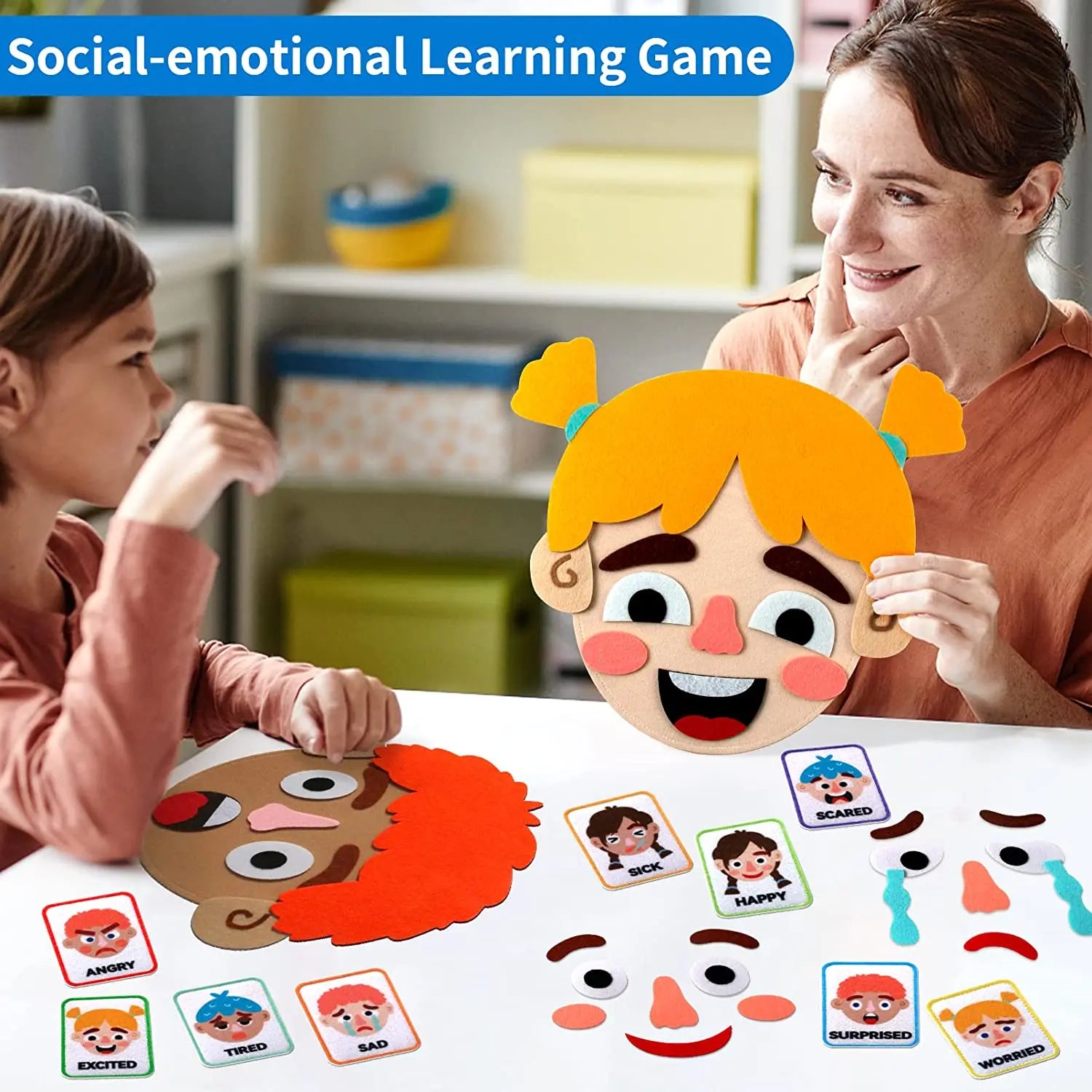 Jouet Montessori d'apprentissage des émotions – éveil social