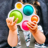 Giocattolo Sensoriale Montessori Push Pop
