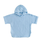 Poncho de Bain Enfant en Coton Mousseline