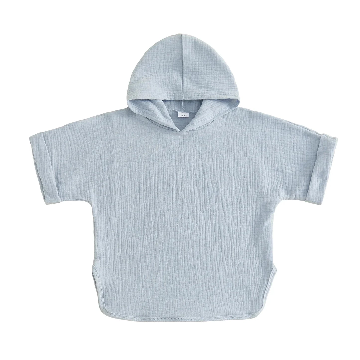 Poncho de Bain Enfant en Coton Mousseline