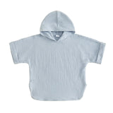 Poncho de Bain Enfant en Coton Mousseline