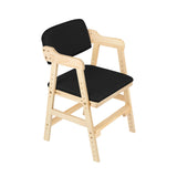 NordicKid Adjustable Wooden High Chair for Children – Montessori Chair Adjustable from 3 to 15 Years