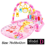 Support de Fitness pour bébé, jeu de musique, jouets d'activité de gymnastique, couverture rampante pour Piano pour nouveau-né, tapis de jeu à pédales, éducation précoce, cadeaux de 0 à 36 mois