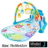 Support de Fitness pour bébé, jeu de musique, jouets d'activité de gymnastique, couverture rampante pour Piano pour nouveau-né, tapis de jeu à pédales, éducation précoce, cadeaux de 0 à 36 mois
