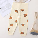 Ensemble pyjama bébé coton – imprimé ours, taille haute
