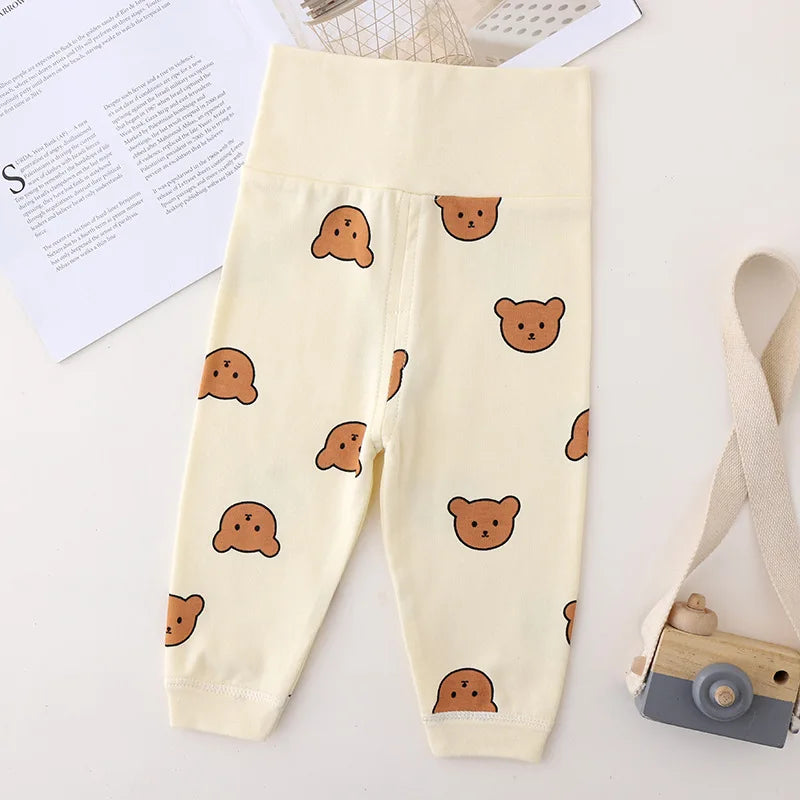 Ensemble pyjama bébé coton – imprimé ours, taille haute