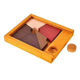 Rompicapo Tangram in legno Tondo Magico