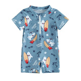 Maillot de Bain Bébé Garçon Manches Courtes