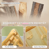 LittleClimb Wooden Baby Climbing Triangle with Slide - 2-in-1 Indoor Montessori Play Set
