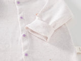Body bébé en coton – couleur unie, manches longues