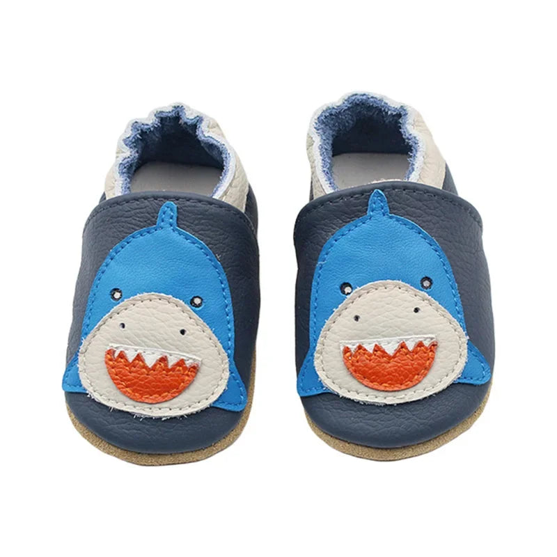 Chaussons Bébé en Cuir Souple