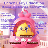 360 °   Oiseau Musical télécommande bébé berceau Mobile rotatif lumière douce lit cloche jouet chronométrage suspendu infantile nouveau-né chevet cadeau