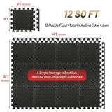 Carreaux de sol en mousse EVA à emboîtement pour salle de sport à domicile, polymère de fitness, puzzle antidérapant, équipement de gym, enfants, 4-20 pièces